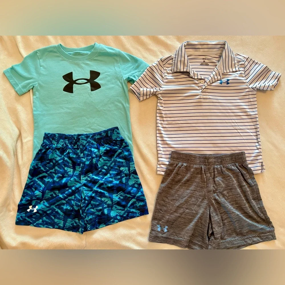 UNDER ARMOUR : Toddler Boy 3T 30pc Lot Shorts Shirts Activewear Bundle - Picture 9 of 16
